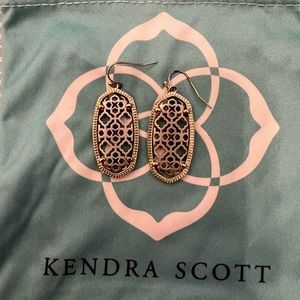 Kendra Scott Elle Filigree Earrings in Gold and Silver